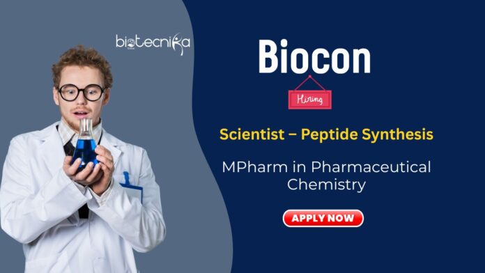 Biocon Hiring MPharm Graduates | Apply Now