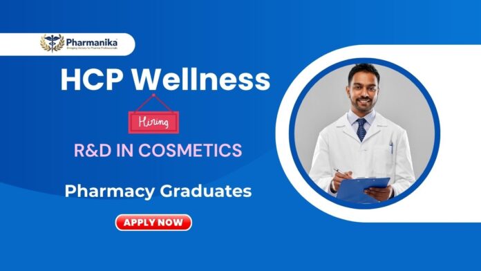 Freshers job for R&D Pharmacy Graduates Apply