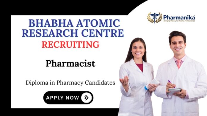 Latest Pharma Jobs at BARC Apply Now for Pharmacist Positions (1)