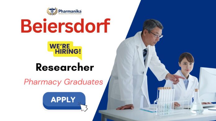 Researcher Job at Beiersdorf | Pharmacy Graduates Apply Researcher Job Vacancy at Beiersdorf | Hiring Pharmacy Graduates-Apply Now