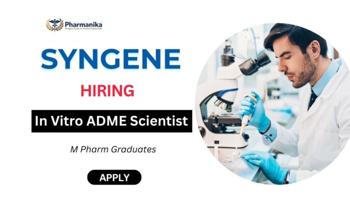 MPharma Vacancies Latest Syngene