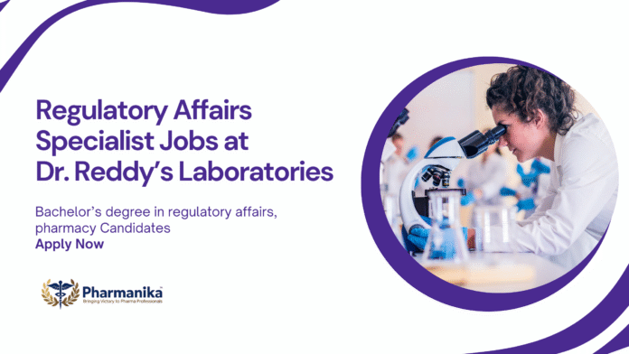 Pharmacy Job Vacancies at Dr. Reddy’s Laboratories
