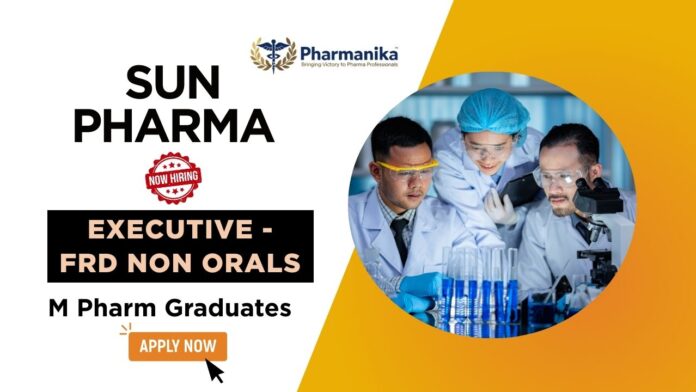 MPharma Job Vacancies at Sun Pharma