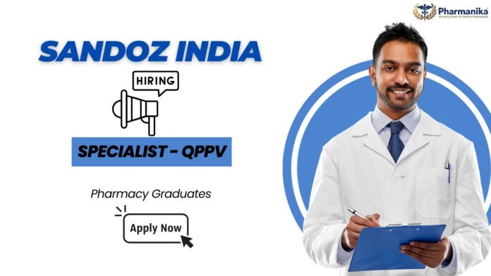 Specialist QPPV -Sandoz | Pharma Jobs and PV Jobs in India | Build a Career in Pharmacovigilance