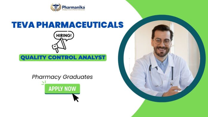 Quality Control Analyst at Teva Pharmaceuticals in Chennai.Explore Quality Control Jobs and Pharma Jobs in India for B.Pharm graduates