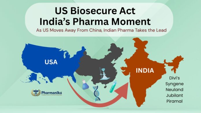 The Biosecure Act is back, presenting an excellent opportunity for the Indian pharmaceutical industry.  The Biosecure Act is back, presenting an excellent opportunity for the Indian pharmaceutical industry.