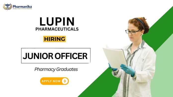Officer Job at Lupin Pharmacy Graduates Apply Online