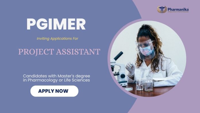 Research Jobs: PGIMER Recruitment 2025 - Inviting Applications for the Project Assistant Position | Apply Now