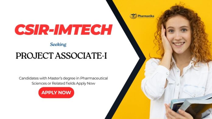 Research Jobs: CSIR - IMTECH Recruitments 2025 Is Inviting Applications For Project Associates | Apply Now