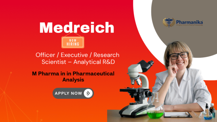 Research Scientist Jobs at Medreich M Pharma Graduates can Apply  Research Scientist Jobs at Medreich | M Pharma Graduates can Apply