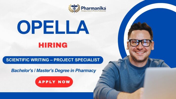 Scientific Writing Project Specialist – Medical Writing Jobs at Opella (1)Scientific Writing Project Specialist – Medical Writing Jobs at Opella