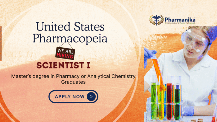 Scientist Job at USP M Pharma Graduates can Apply (1) Scientist Job at USP | Master’s Degree in Pharmacy Graduates can Apply