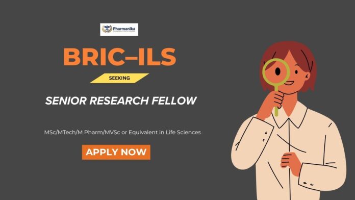 PhD in Pharma: SRF Vacancy at BRIC–Institute of Life Sciences (ILS) | Apply Now for BRIC Recruitments 