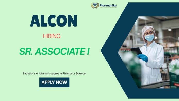 Sr. Associate I Pharma Jobs in Mumbai: Alcon is Hiring a Sr Associate I in Ocular Health - Apply Now
