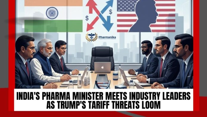 India's Pharma Minister Meets Industry Leaders as Trump's Tariff Threats Loom