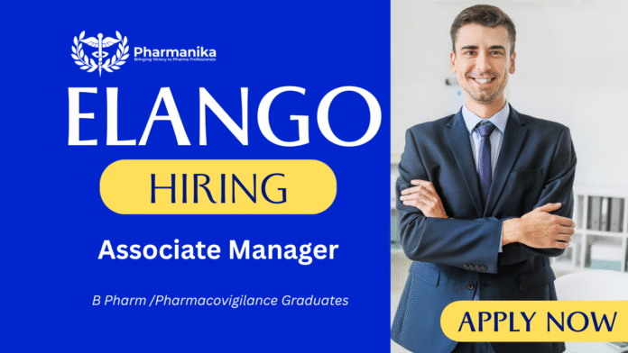 Associate Manager Job at Elanco Bangalore,pharmacovigilance jobs,elanco careers