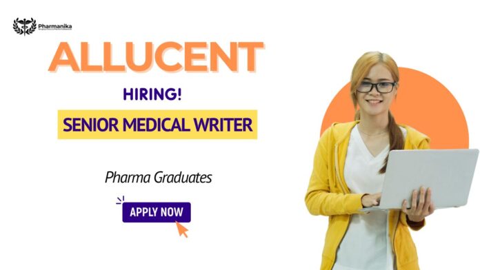 Associate Medical Writer role at Allucent featuring Medical Writer Jobs, Allucent Careers, and Scientific Writer Jobs