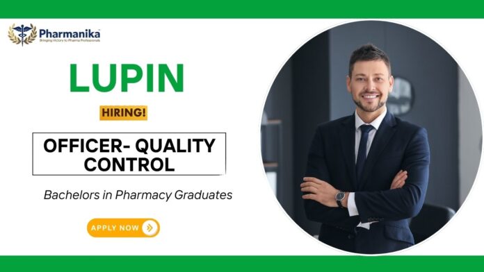 BPharm Job at Lupin Apply Now for the Offer Role