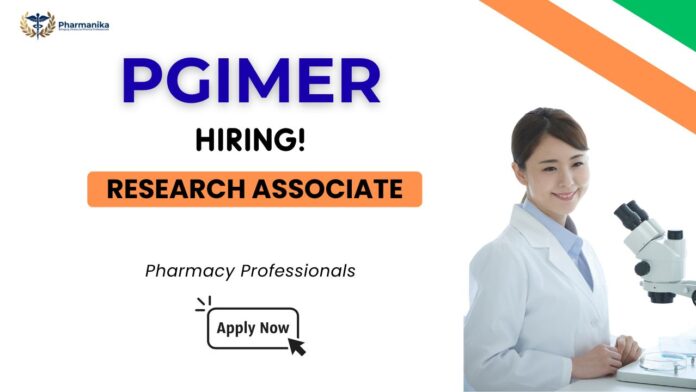 Research Associate Jobs | PGIMER Careers | Pharma Jobs in Chandigarh