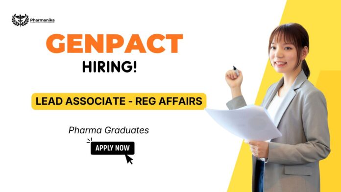 Lead Associate – Regulatory Affairs Jobs at Genpact Careers, Mumbai