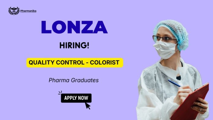 Lonza Careers – Quality Control Jobs in India