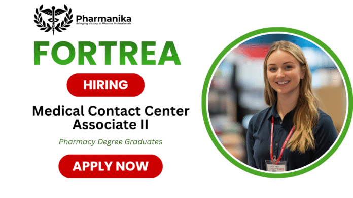 Medical Contact Center Associate II Job at Fortrea ,b pharma jobs,fortrea careers