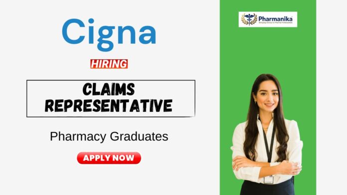 Pharmacy Job at Cigna Healthcare Apply Now for the Claims Representative Position (1)