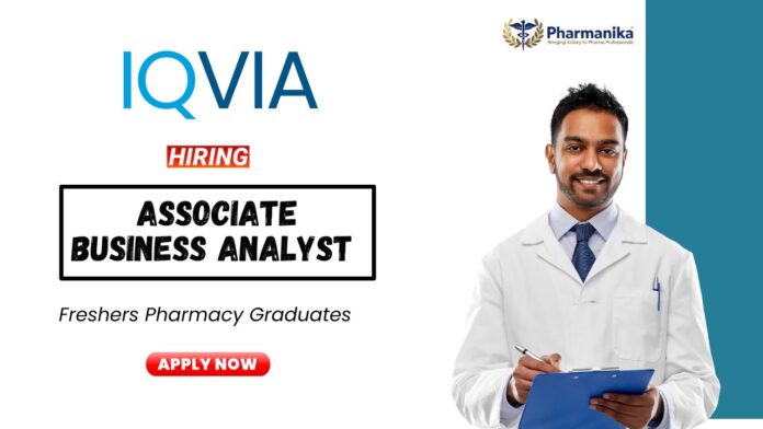 Pharmacy Job at IQVIA Apply Now for the Associate Business Analyst Role