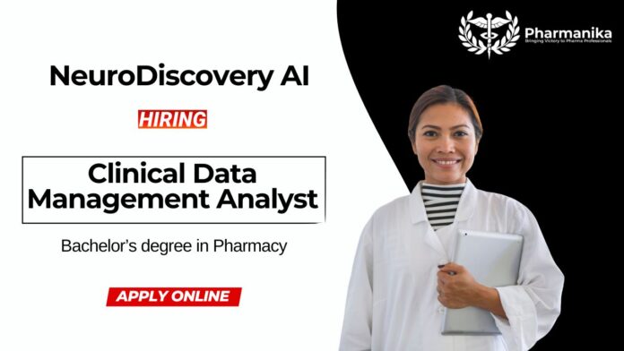 Pharmacy Job at NeuroDiscovery Apply Now for the Clinical Data Management Analyst Role (1)