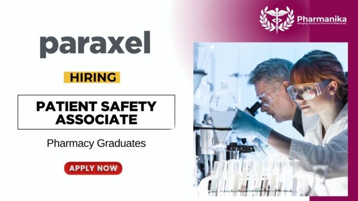 Pharmacy Job at Parexel Apply Now for the Patient Safety Associate Role