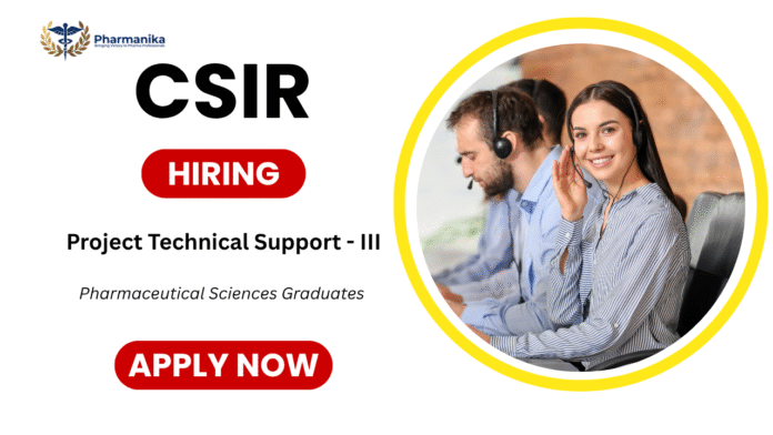 Project Technical Support Job at CSIR-IICB,csir vacancies,pharmaceutical sciences job