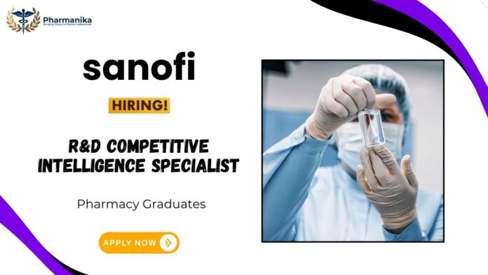 R&D Job at Sanofi Pharmacy Graduates Apply Now (1)