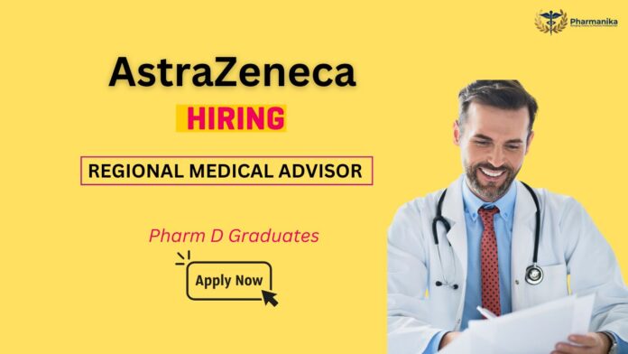 Regional Medical Advisor Rare Diseases job role in Delhi featuring Pharm D Jobs, AstraZeneca Careers, and Healthcare Jobs