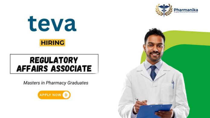 Regulatory Affairs Job at Teva M Pharm Graduates Apply Now 