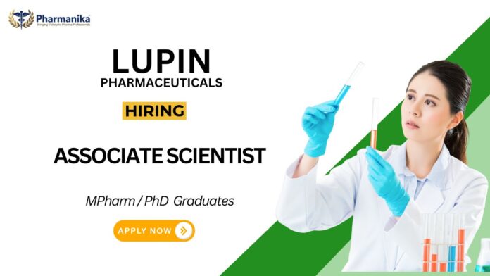 Scientist Job at Lupin Freshers PhD Graduates Apply Now