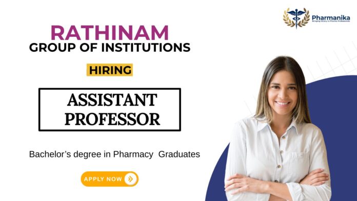 Assistant Professor Job at Rathinam Group of Institutions Apply Now