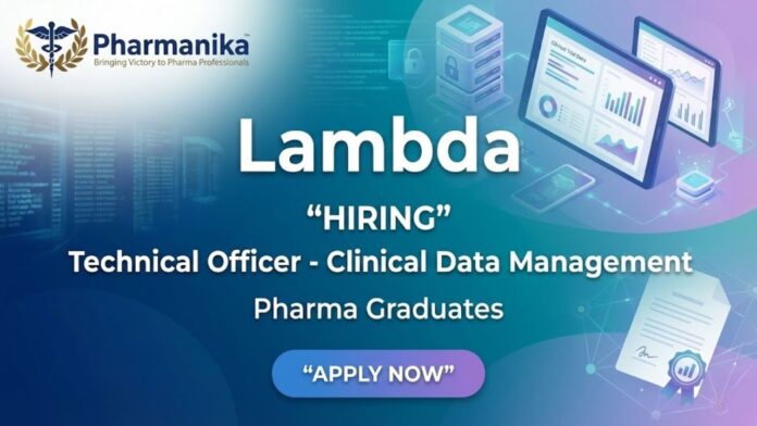 Clinical Data Management jobs at Lambda Therapeutic Research – Lamba Careers opportunity in Ahmedabad