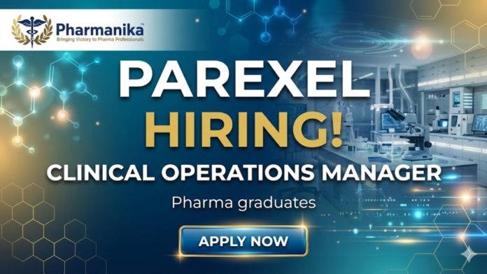 Clinical Operations Manager role at Parexel Careers showcasing leadership opportunities in clinical research jobs