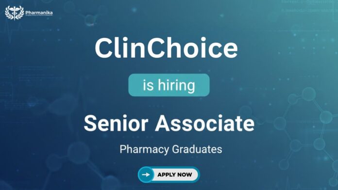 Regulatory Affairs Job at ClinChoice | Apply for the Senior Associate Role