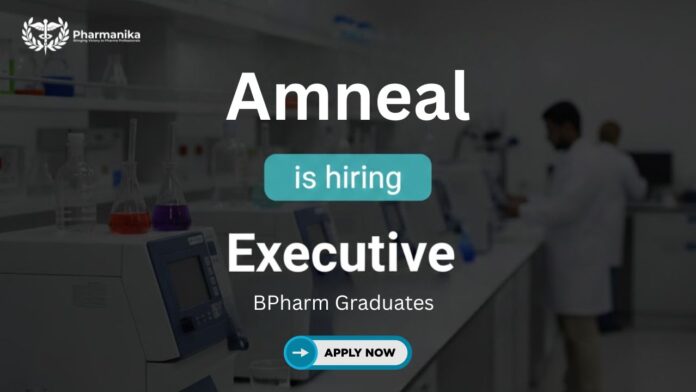 BPharm Job at Amneal | Apply Now for the Executive Role