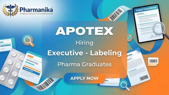 Executive Labeling Role Mumbai – Regulatory Affairs Jobs at Apotex Careers