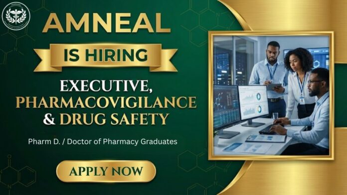 PharmD Job at Amneal | Apply Now for the Executive, Pharmacovigilance & Drug Safety Role
