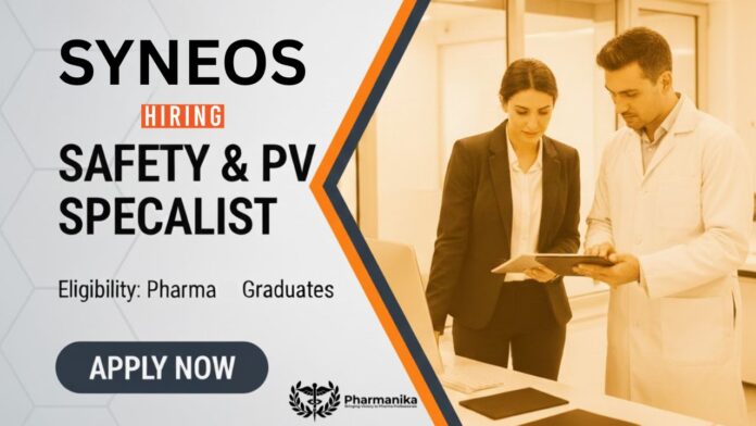 Pharma Job at Syneos Health | Apply Now for the Safety & PV Specialist Role