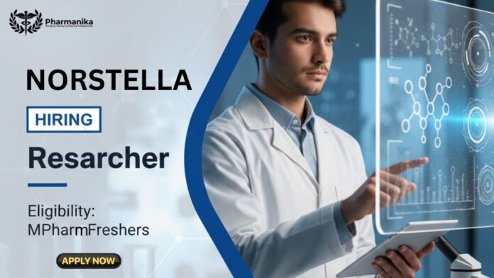 Researcher Job for Freshers at Norstella | MPharm Graduates Apply Now 