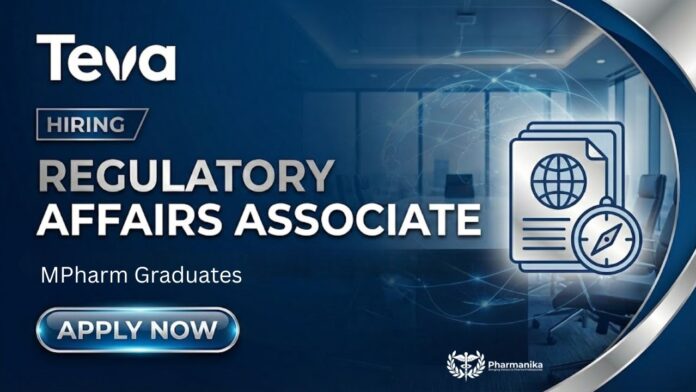 Regulatory Affairs Job at Teva | MPharma Graduates Apply Now