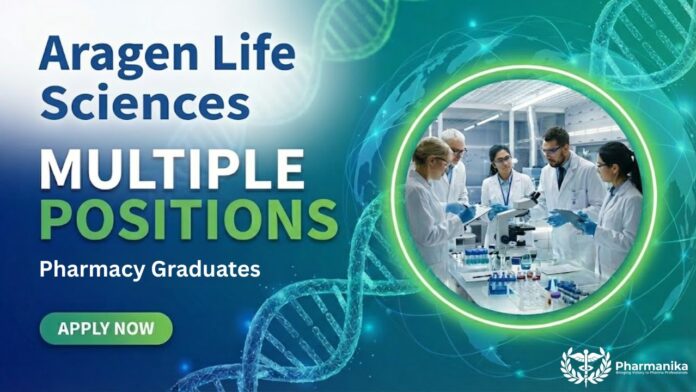 Pharmacy Job at Aragen Life Sciences | Apply Now for Multiple Positions