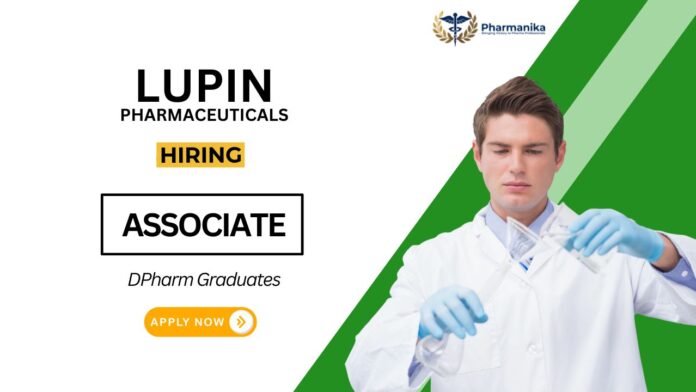 Pharmacy Job at Lupin Apply Now for the Associate Role (1)