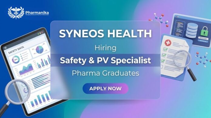 Safety & PV Specialist Literature Review Role – Pharmacovigilance Jobs at Syneos Careers