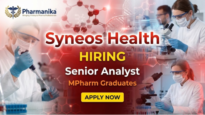 Senior Analyst – HEOR Job At Syneos Health ,M Pharma jobs, Syneos careers