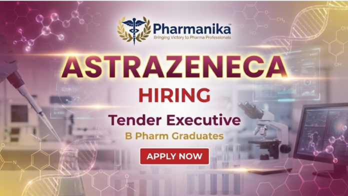Tender Executive Job at AstraZeneca, M Pharma jobs, Astrazeneca careers